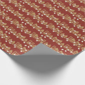 Christmas town Gift wrap Geschenkpapier (Ecke)