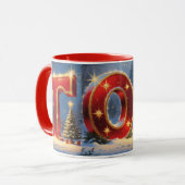 Christmas TOY Festive Holiday Coffee Mug Tasse (Vorderseite Links)