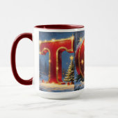 Christmas TOY Mug Holiday Kids & Sparkling Letters Tasse (Links)