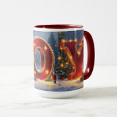 Christmas TOY Mug Holiday Kids & Sparkling Letters Tasse (VorderseiteRechts)