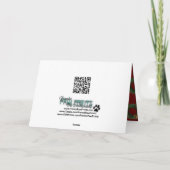 Christmas - Toy Poodle - Annie Feiertagskarte (Rückseite)