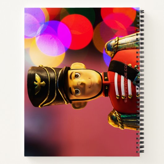 Christmas toy soldier figurine SlipperyJoe gay pri Notizblock (Rückseite)