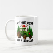 Christmas Tractor Farm Nothing Runs Like A Reindee Kaffeetasse (Links)