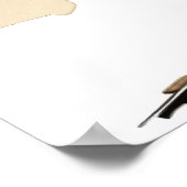 Christmas Train Around Cozy Chalet Village Poster (Ecke)