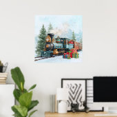 Christmas train poster (Heimbüro)