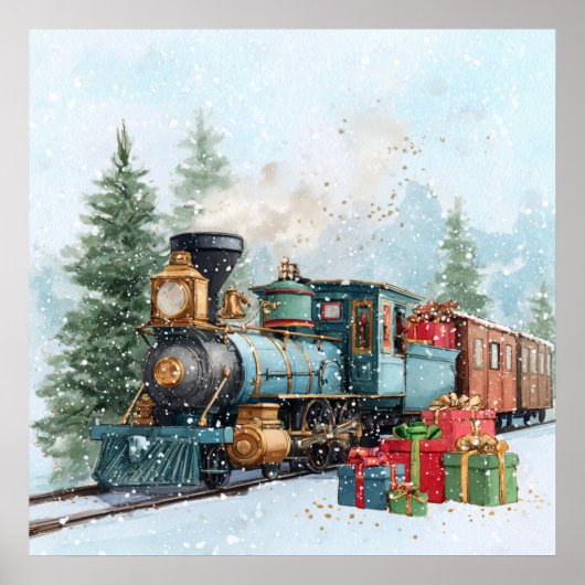 Christmas train poster (Vorne)