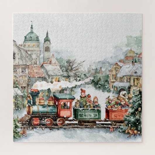 Christmas train puzzle (Vertikal)