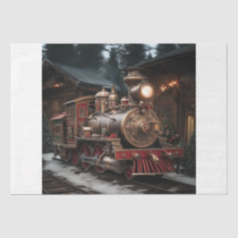 Christmas Train Seidenpapier
