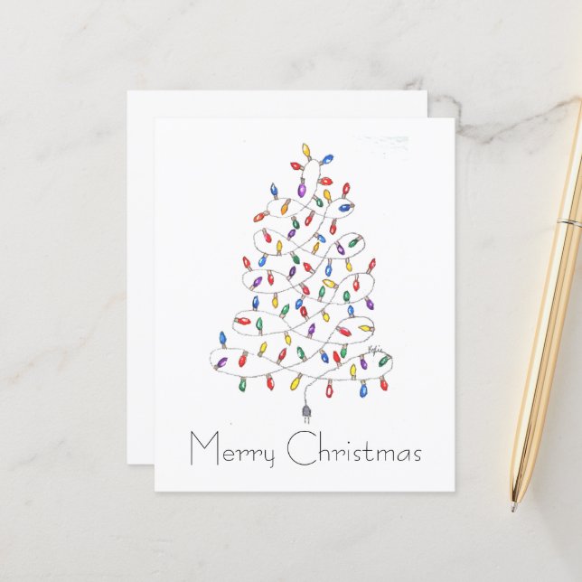 Christmas Tree (Vorderseite/Rückseite Beispiel)