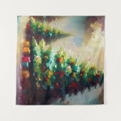 Christmas Tree 2 Wandteppich (Vorderseite (Horizontal))