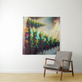 Christmas Tree 2 Wandteppich (Beispiel (Horizontal))