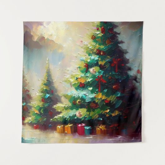 Christmas Tree 2 Wandteppich (Vorderseite)