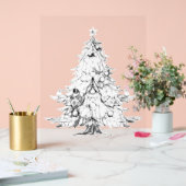 CHRISTMAS TREE Acrylic Sign ART DESIGN STIL Acrylschild (Hochzeit)