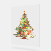 CHRISTMAS TREE Acrylic Sign ART DESIGN STIL Acrylschild (Winkel)