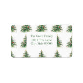 Christmas tree address  adressaufkleber (Vorne)