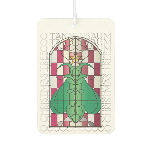 Christmas Tree Air Freshener Autolufterfrischer (Vorderseite)