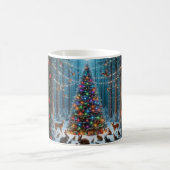 Christmas Tree and Ornaments Kaffeetasse (Mittel)