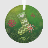 Christmas Tree and Stocking Whimsey Ornament (Rückseite)