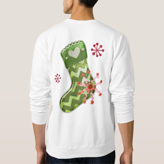 Christmas Tree and Stocking Whimsey Sweatshirt (Rückseite)
