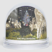 Christmas Tree Angels Rockefeller Plaza NYC Name Schneekugeln (Vorderseite)