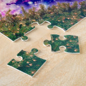 Christmas Tree Astro Raccoon Puzzle (Seite)