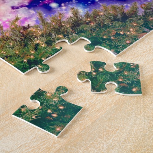 Christmas Tree Astro Raccoon Puzzle (Seite)