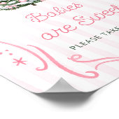 Christmas Tree Babies are Sweet Take a Treat Poster (Ecke)