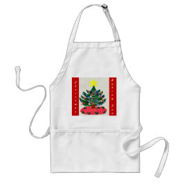 Christmas Tree Baking Cookies Apron Schürze