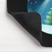 Christmas Tree Beamed By Ufo For Interstellar Holi Mousepad (Ecke)