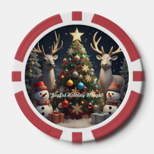"Christmas Tree Beauty" Pokerchips