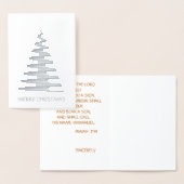 CHRISTMAS TREE BIBLE VERSE FOLIENKARTE (Anzeige)