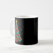Christmas Tree Block Gebäude Builder Brick Christ Kaffeetasse (Vorderseite Links)