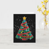 Christmas Tree Block Gebäude Builder Brick Christ Karte (Gelbe Blume)