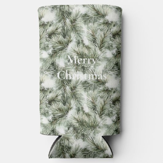 Christmas Tree Branches Selters Dosenkühler (Vorderseite)