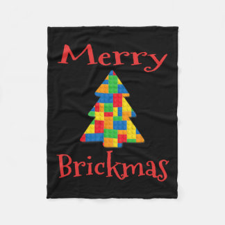 Christmas Tree Brick Master Builder Brick Set Bloc Fleecedecke