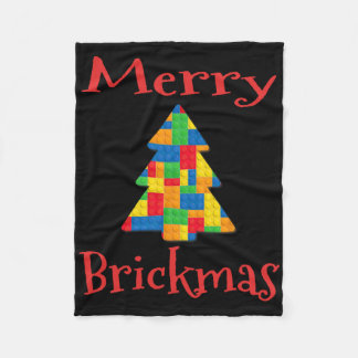 Christmas Tree Brick Master Builder Brick Set Bloc Fleecedecke