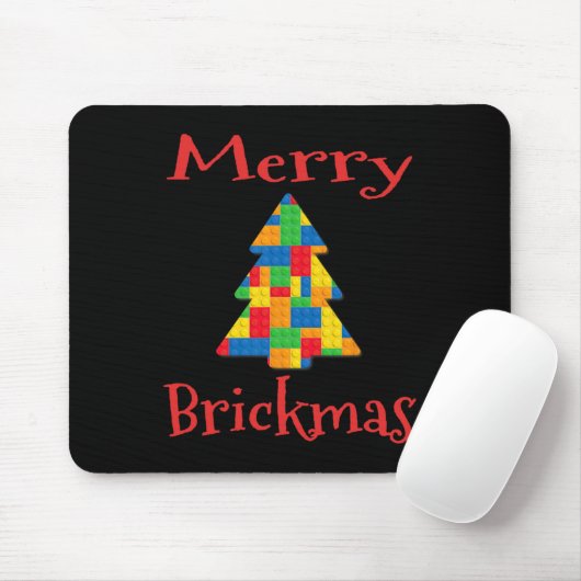 Christmas Tree Brick Master Builder Brick Set Bloc Mousepad (Mit Mouse)