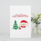 Christmas tree briefpapier (Stehend Vorderseite)