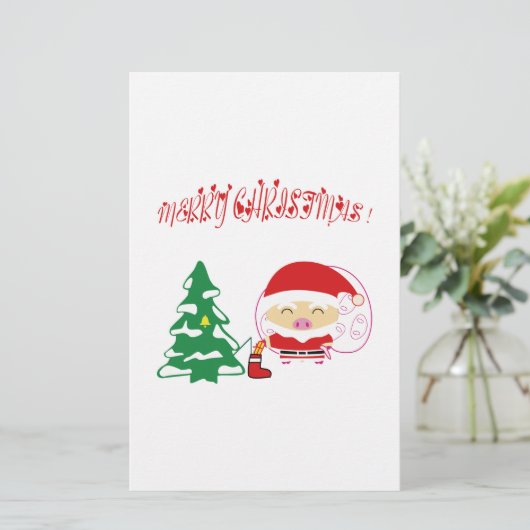 Christmas tree briefpapier (Stehend Vorderseite)