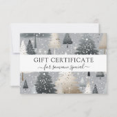 CHRISTMAS TREE BUSINESS CERTIFICCCENT Geschenk für (Vorderseite)