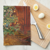 Christmas Tree C Müller Weihnachtsbaum 1914 Geschirrtuch (Viertel Falte)