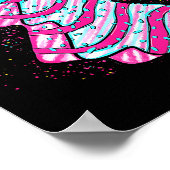 Christmas Tree Cake Coquette Bow Xmas Matching Fam Poster (Ecke)