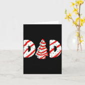 Christmas Tree Cake Matching Family Party Pajama D Karte (Gelbe Blume)