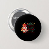 Christmas Tree Cakes Coquette Bow Xmas Pajamas Hol Button (Vorne & Hinten)