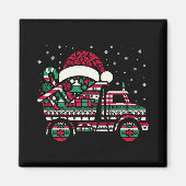 Christmas Tree Candy Dump Truck Christmas Boys Men Magnet (Vorne)