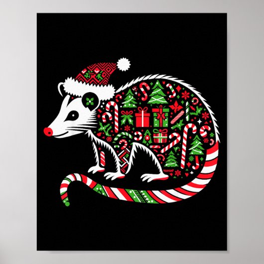 Christmas Tree Candy Ssum Santa Christmas Womens M Poster (Vorne)