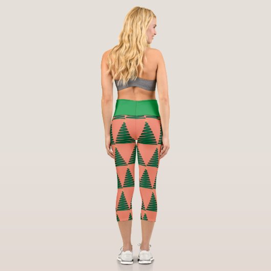 christmas tree capris leggings (Rückseite)