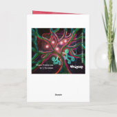 Christmas tree card feiertagskarte (Rückseite)