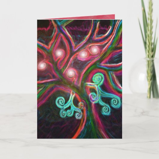 Christmas tree card feiertagskarte (Vorderseite)