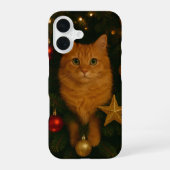 Christmas Tree Cat iPhone 16 Case iPhone 16 Hülle (Rückseite)